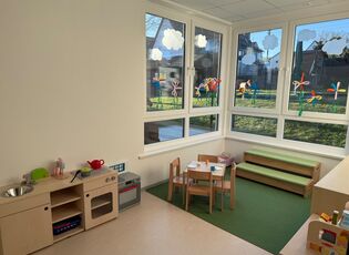 Nebenraum der Fuchsgruppe mit Spielküche